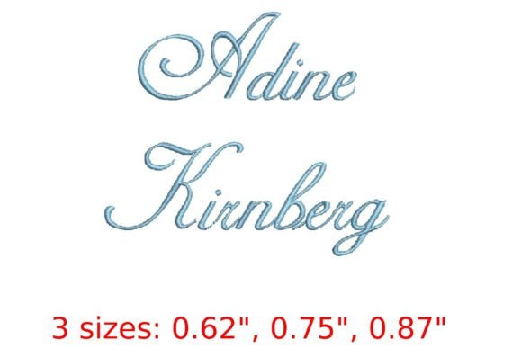 Adine Kirnberg Font: A Holiday Embroidery Review