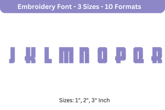 Aerojones Font J to R: A Designer’s Stitch Test