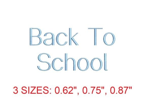 Back to School Font: A Seasonal Embroidery Review