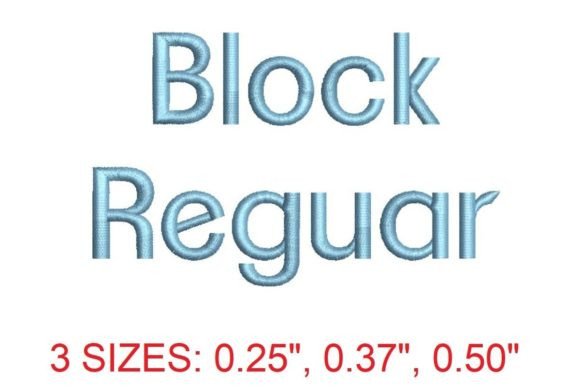 Block Regular Embroidery Font: A Designer’s Review