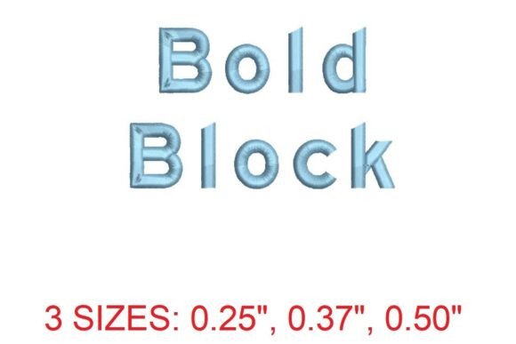 Bold Block Embroidery Font: An Etsy Seller Review