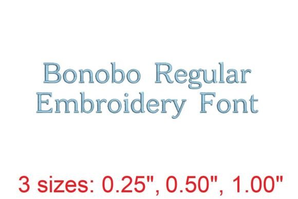 Bonobo Regular Embroidery Font: A Designer Review