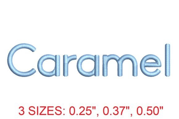 Caramel Embroidery Font: A Touch of Elegance