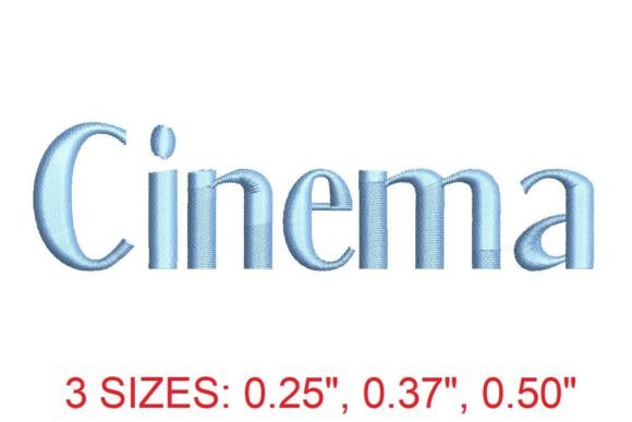 Cinema Embroidery Font: A Boutique Sweatshirt Review