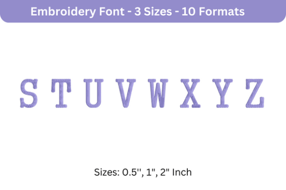 Executive Font Uppercase S to Z Review