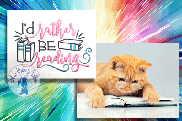 I'd Rather Be Reading: Embroidery Design Review