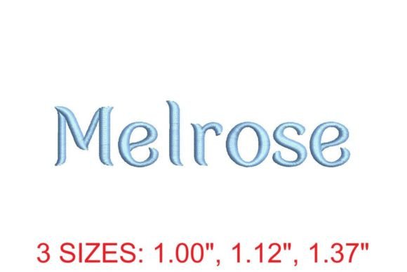 Melrose Embroidery Font: A Seasonal Design Review