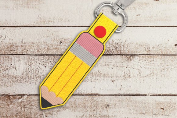 Pencil ITH Key Fob Applique: Business Review