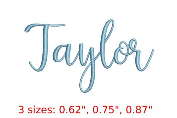 Reviewing Taylor Embroidery Font for Boutique Sweatshirts