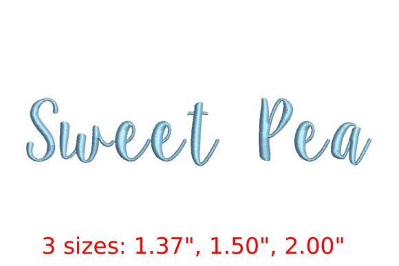 Sweet Pea Embroidery Font: A Seasonal Review