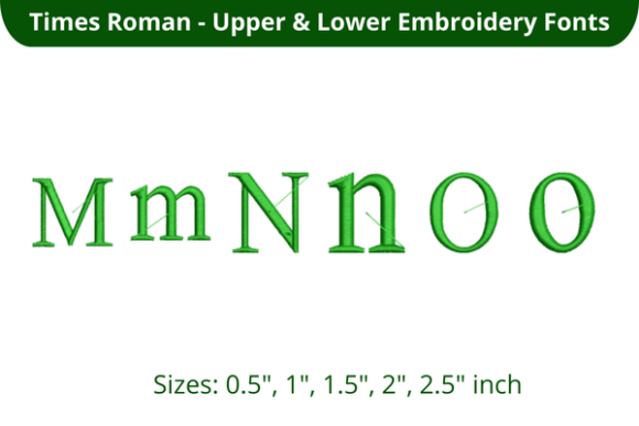 Times Roman Font MNO: Holiday Embroidery Review